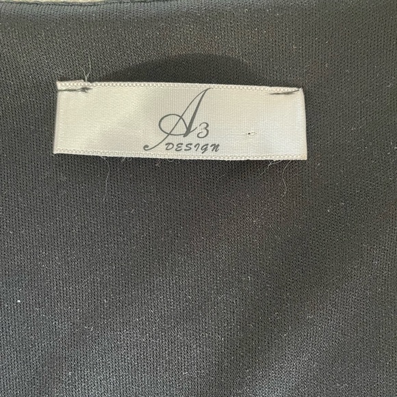 Floral Black Long Sleeve Dress - Picture 3 of 3